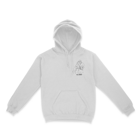 Outlined Photo Hoodie